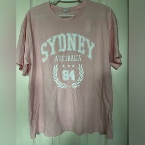 Women’s Pink Casual T Shirt